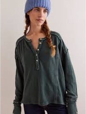 Free People Taylor Henley tunic size x-sm